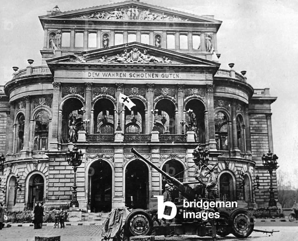 US Army in Germany, 1945 (b/w photo)
