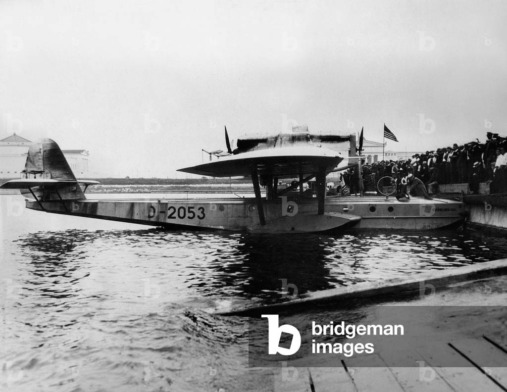 Wolfgang von Gronau in Chicago, 1931 (b/w photo)