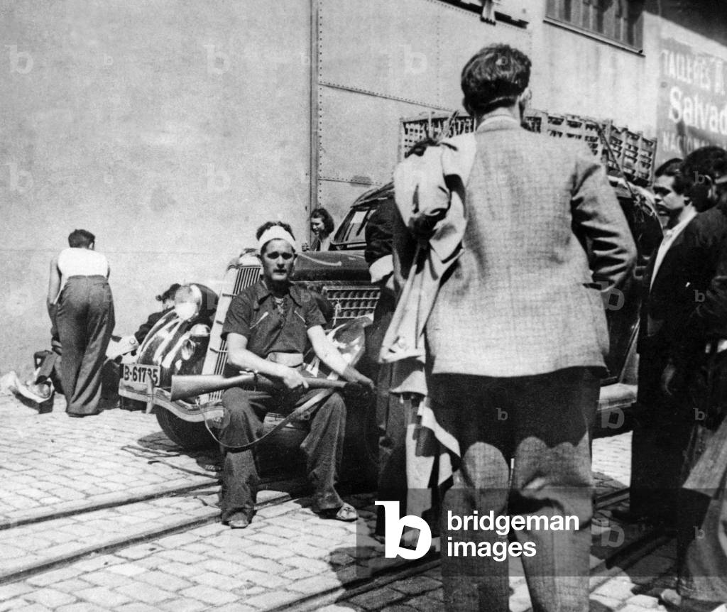 Arrival of volunteer Republican fighters in Barcelona, ??1936