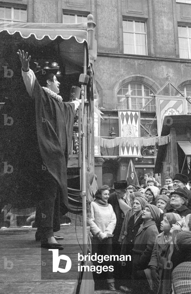 The 800th anniversary of the Leipzig Trade Fair, 1965 (b/w photo)