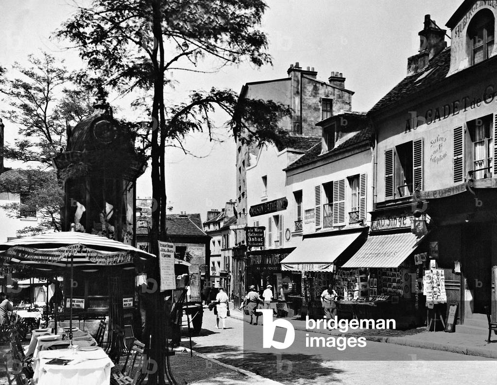 Montmartre, 1938 (b/w photo)