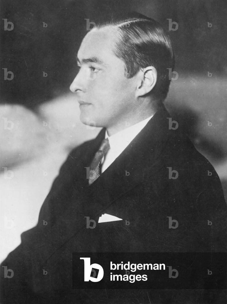 Richard Coudenhove-Kalergi, 1927 (b/w photo)