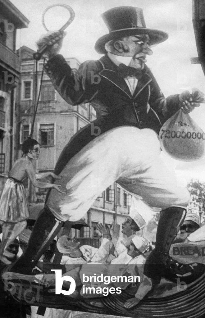 India's fight for independence against the British, 1919-39 (b/w photo)