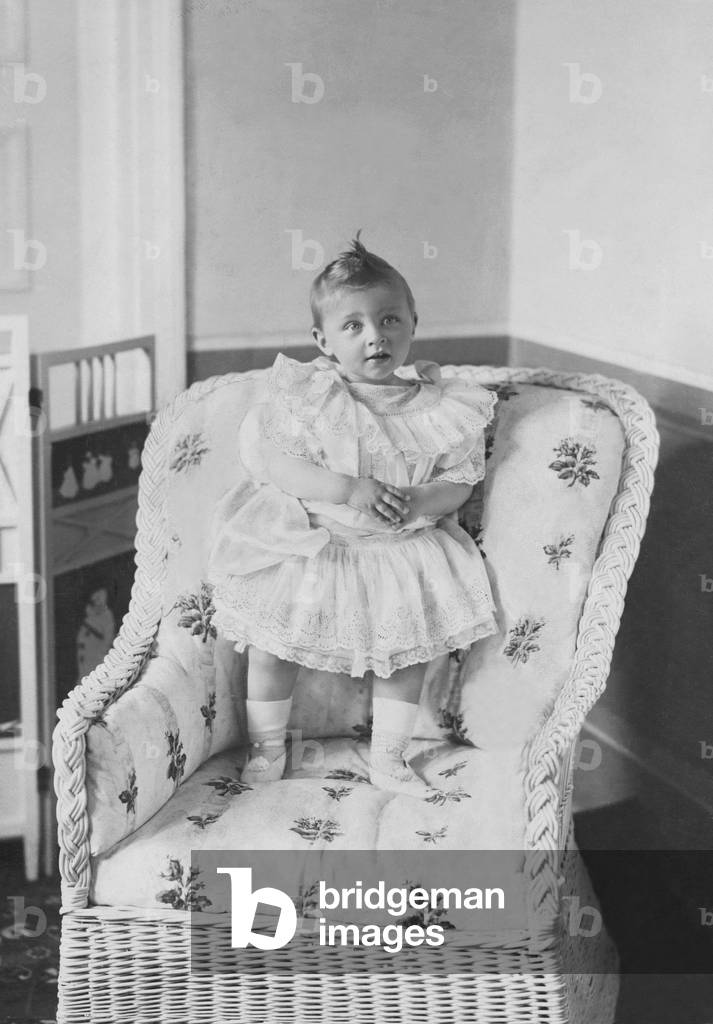 Wilhelm Prince of Prussia, 1907 (b/w photo)