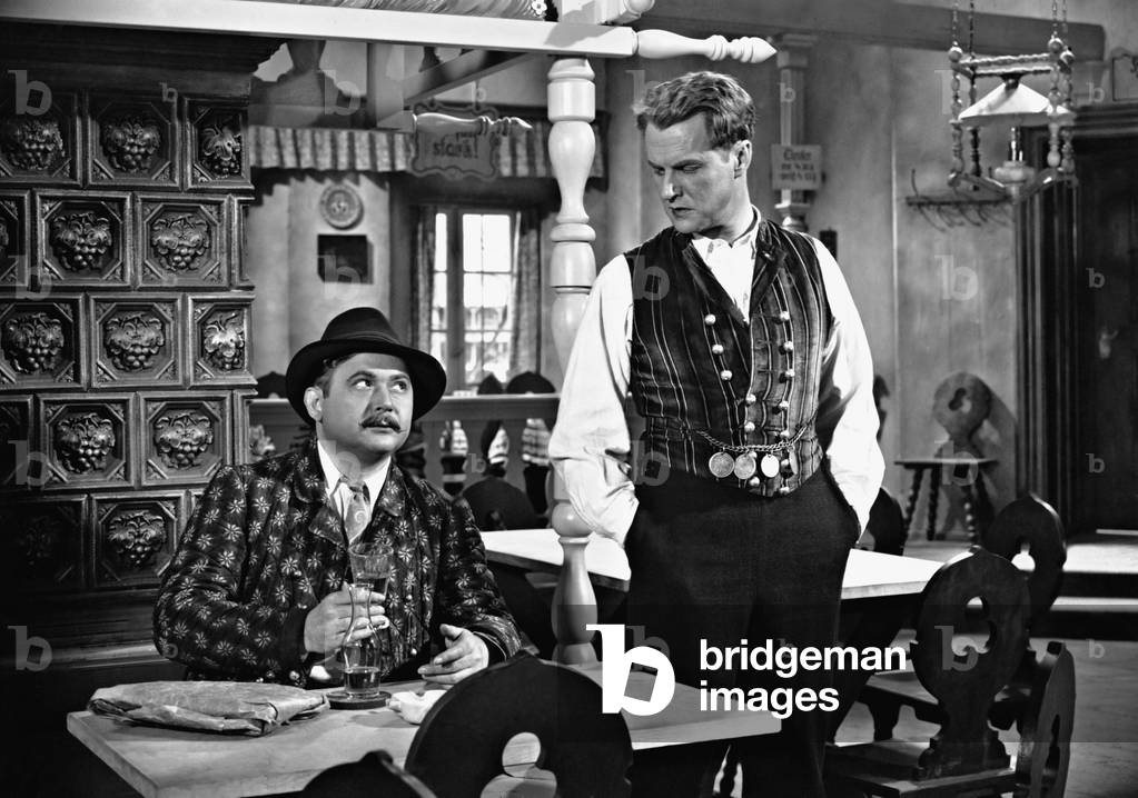 Oskar Sima and Paul Richter in 'Matrimonial Strike', 1935 (b/w photo)