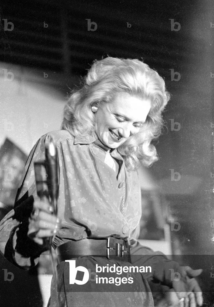 Margot Werner, 1974 (b/w photo)