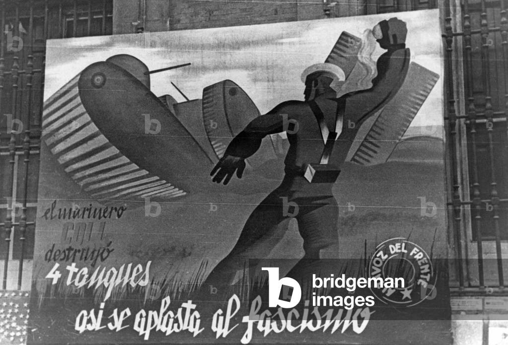 Propaganda poster of the Republicans in Madrid, 1937