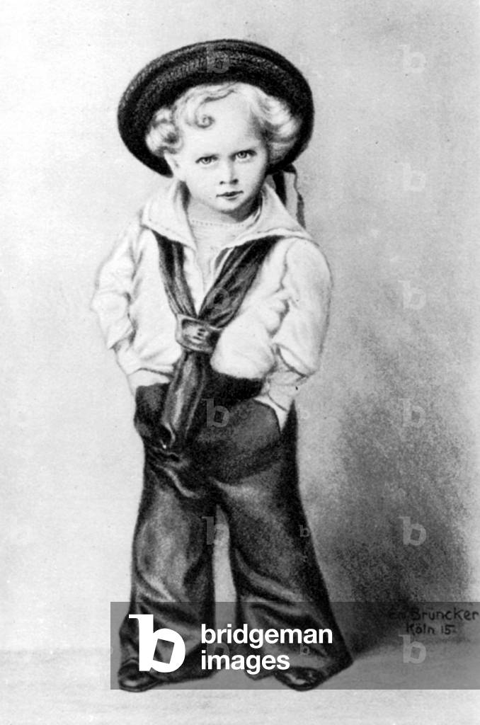 Wilhelm as a child, 1861