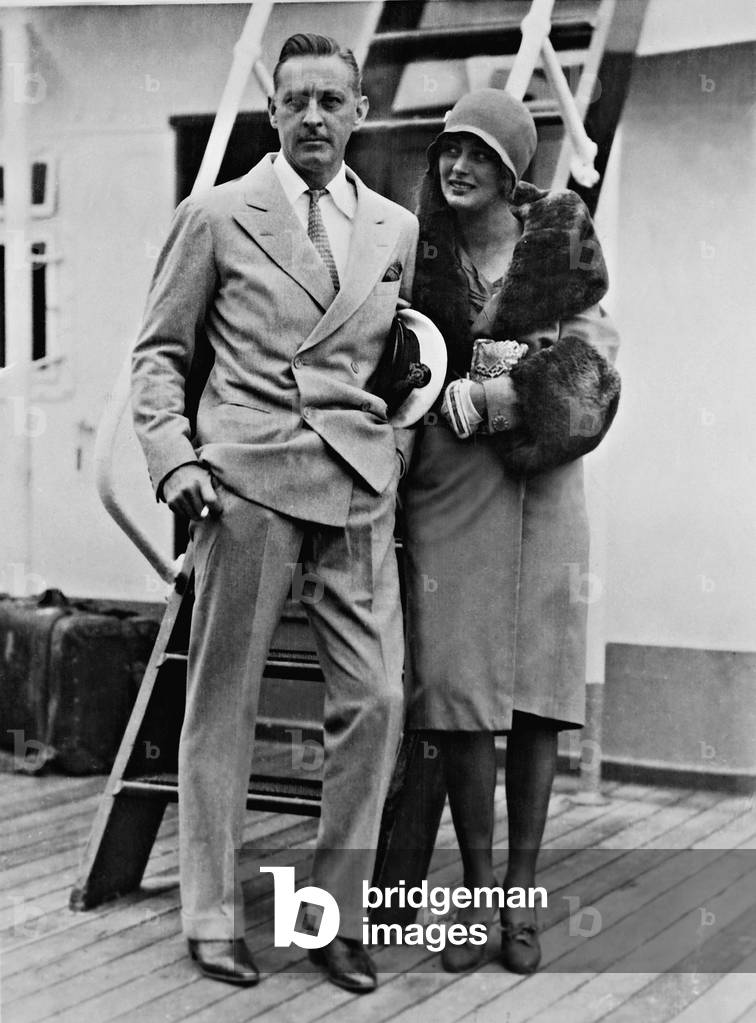 John Barrymore and Dolores Costello, 1929 (b/w photo)