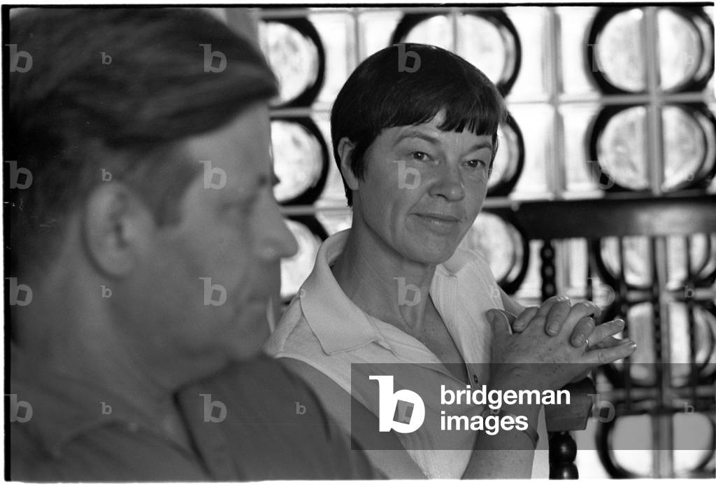Helmut and Loki Schmidt, 1970 (b/w photo)