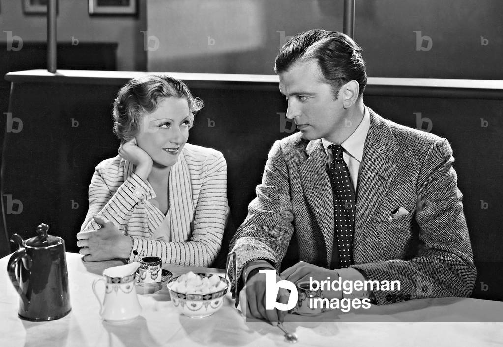 Charlotte Ander and John Loder in 'Ein Lied geht um die Welt', 1933 (b/w photo)