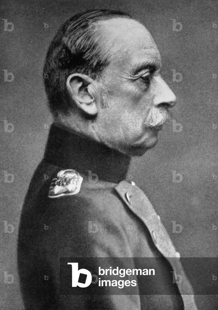 Alfred Graf von Schlieffen (b/w photo)