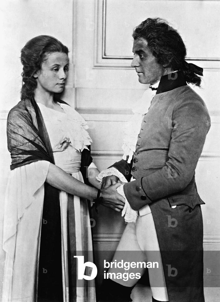 Helene Thimig and Kurt here in 'Stella', 1917 (b/w photo)