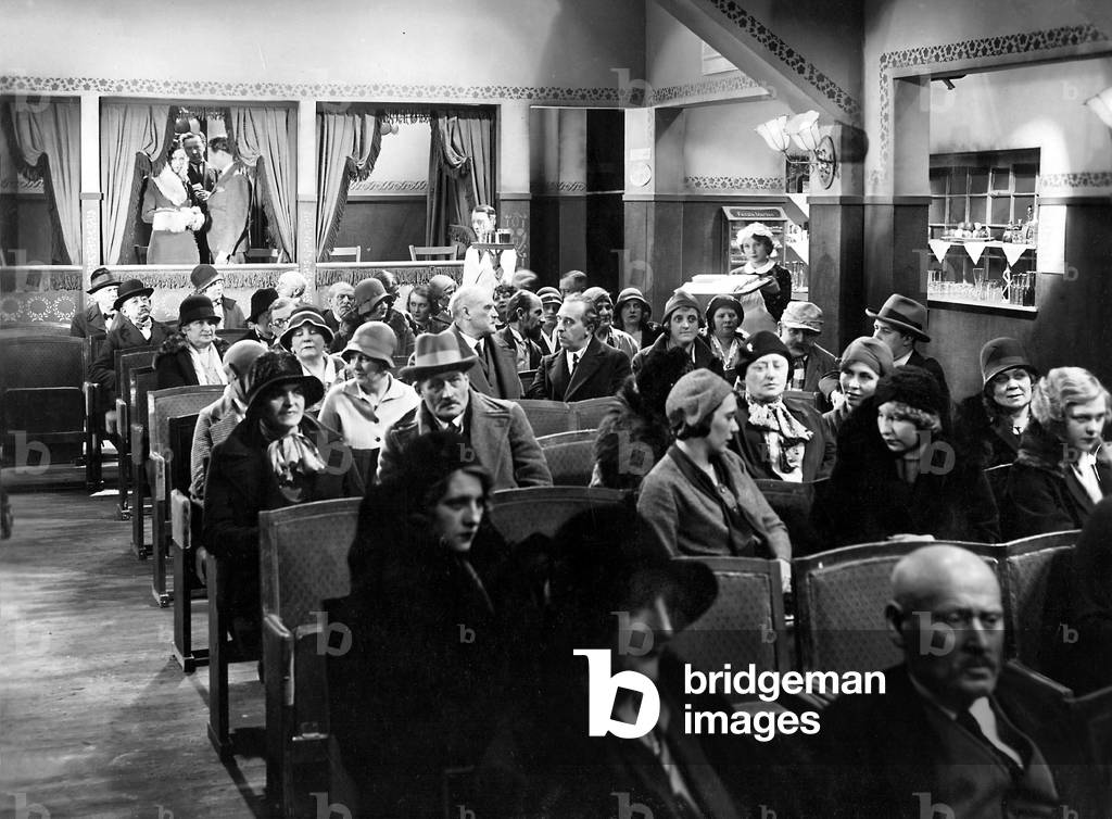 Scene from the film 'Express 13', 1930 (b/w photo)
