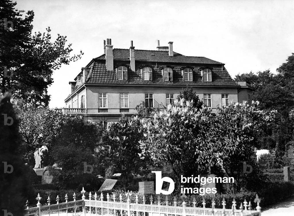 The German Embassy in Copenhagen (b/w photo)