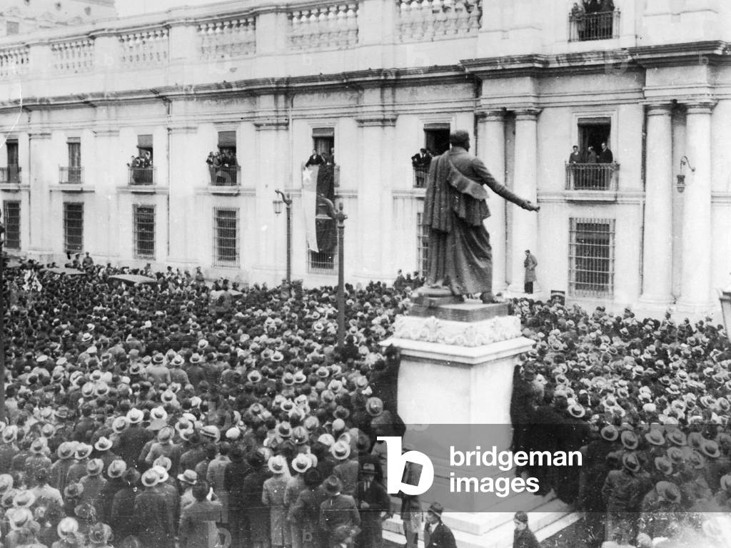 Senor Monero the new President of Chile, 1931 (b/w photo)