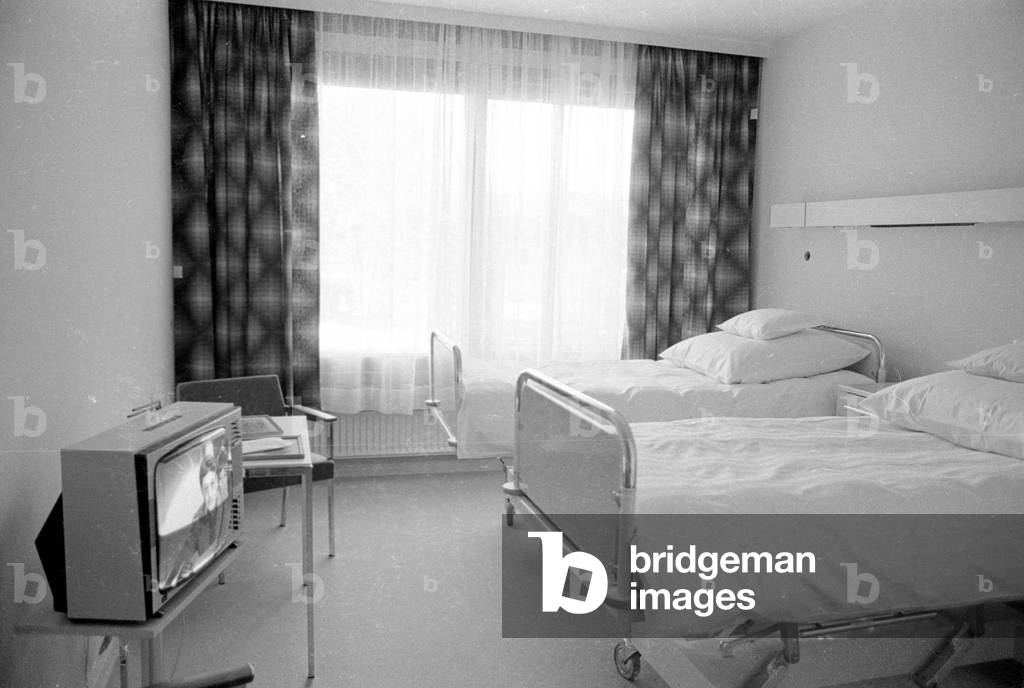 The Privatklinik Dr. Thyssen at Chiemsee, 1971 (b/w photo)