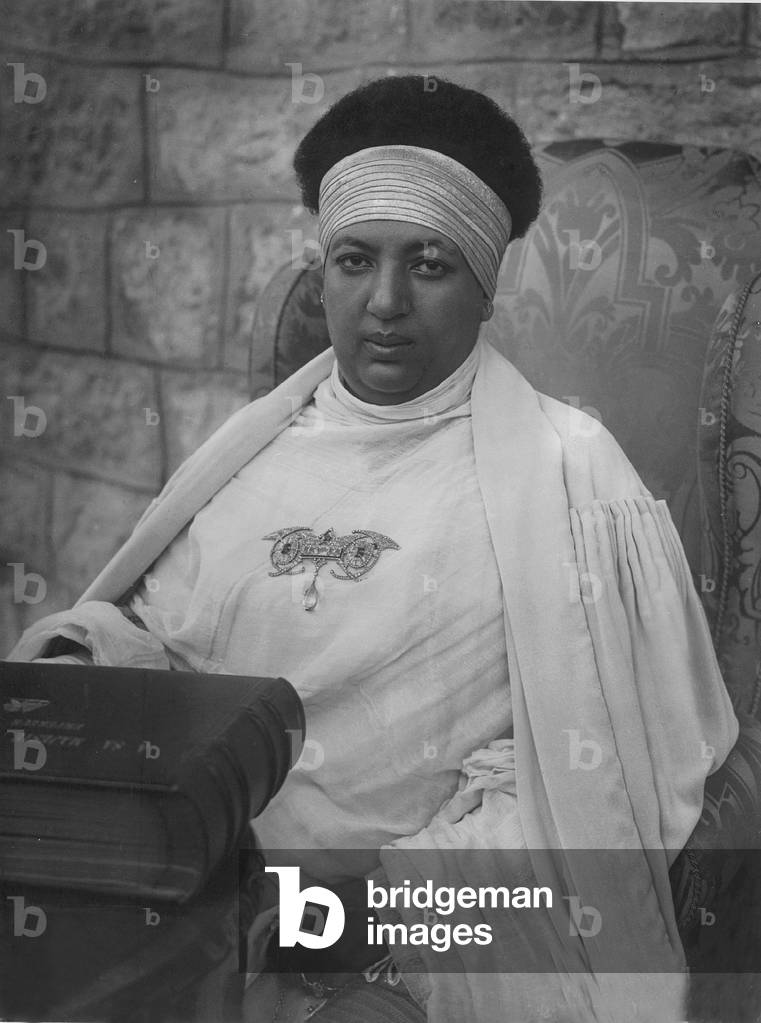 Princess Woizero Menen (b/w photo)