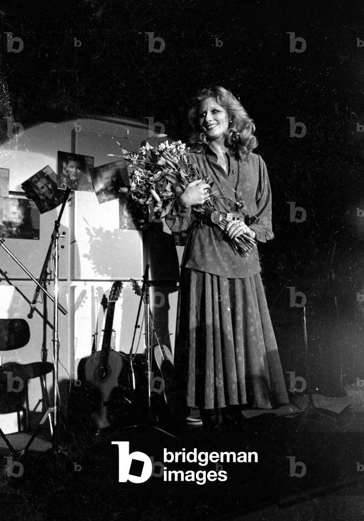 Margot Werner, 1974 (b/w photo)