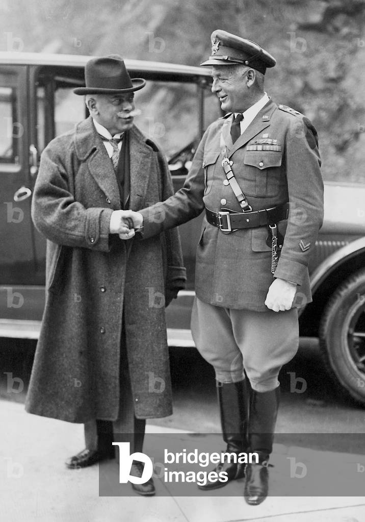 Wilhelm Heye in West Point, 1927 (b/w photo)