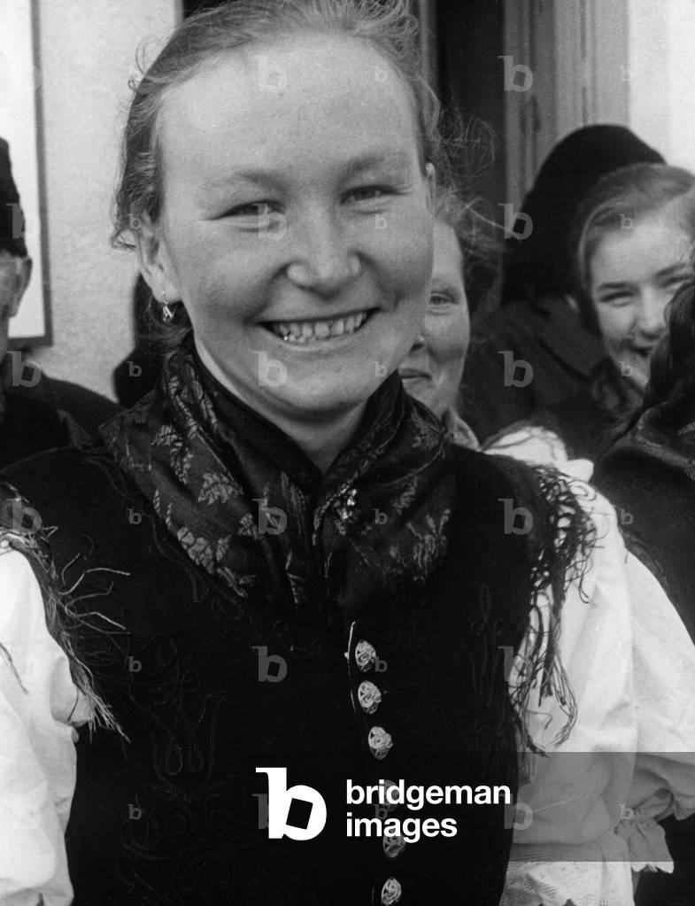 Slovak countrywoman in the Spis, 1939