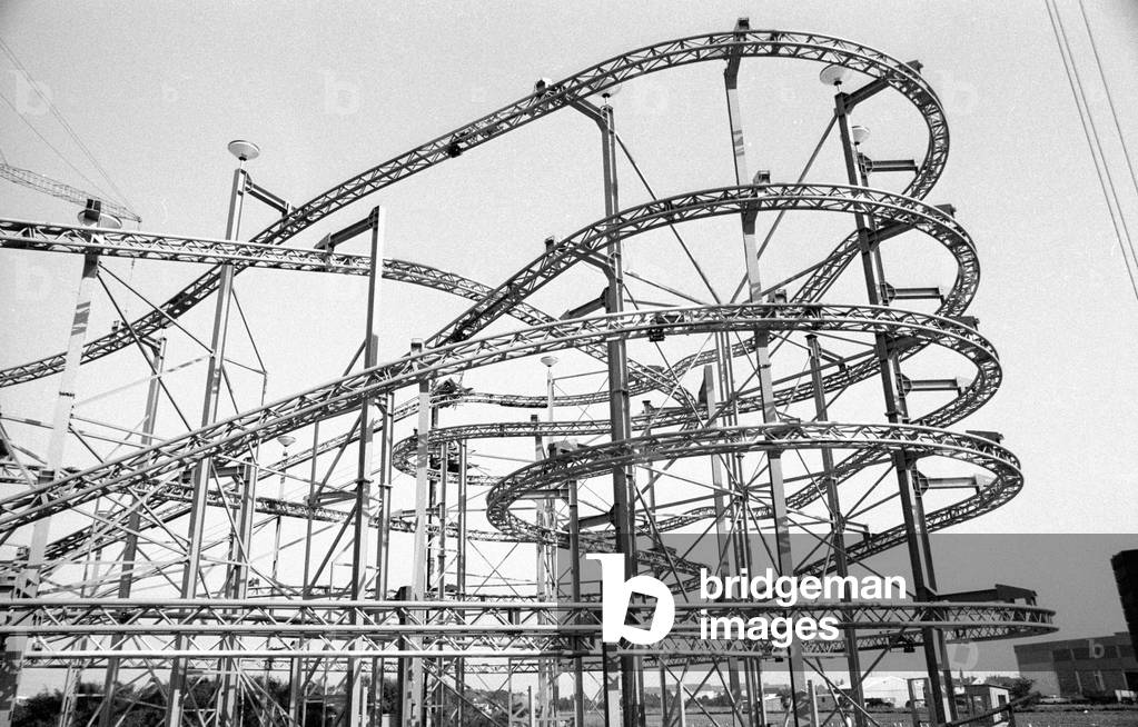 A roller coaster of Messerschmitt-Boelkow-Blohm, 1974 (b/w photo)