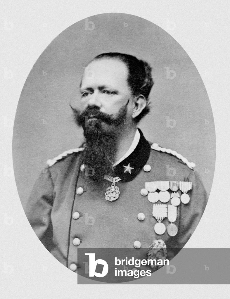 Victor Emmanuel II, around 1870 (b/w photo)