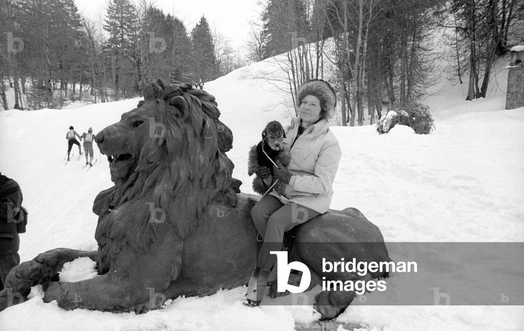 Koenig-Ludwig-Lauf, 1974 (b/w photo)