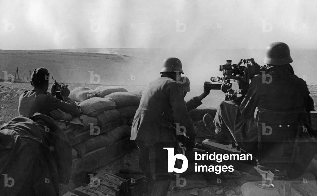Anti-aircraft unit of the Condor Legion in Spain, 1939