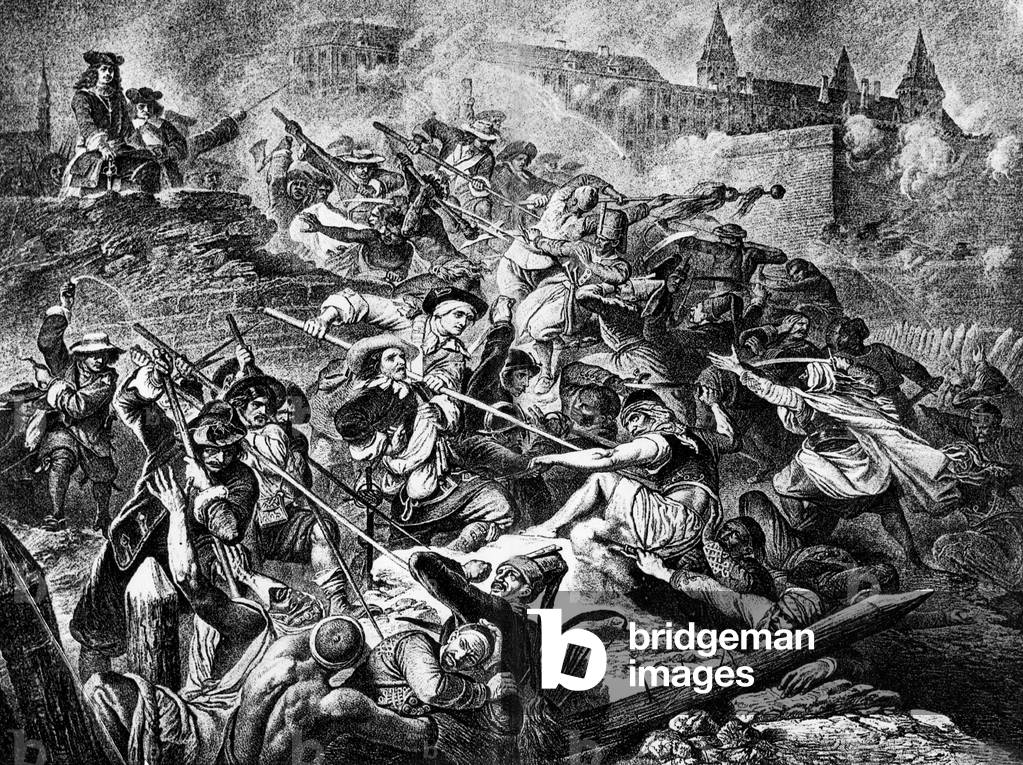 Turkish Wars: Turks before Vienna, 1683 (b/w photo)