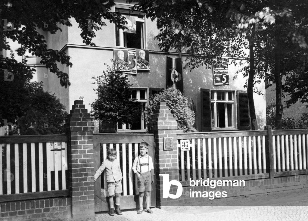Canvassing of the German National People's Party, 1932