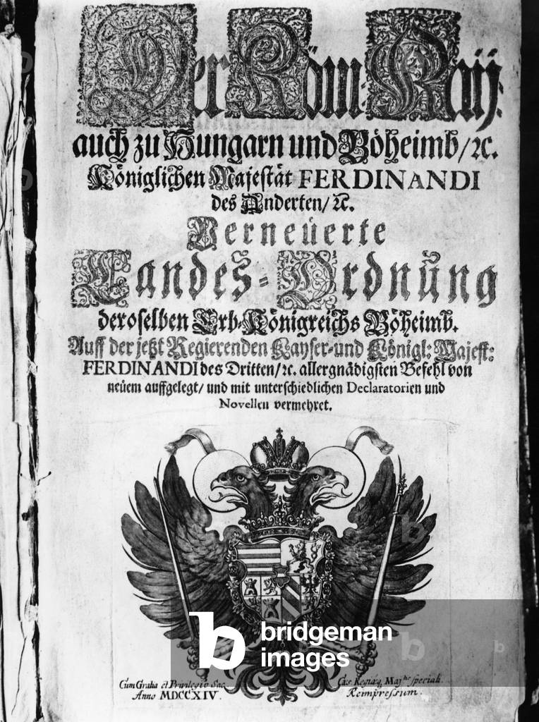 Land Constitution of the Kingdom of Bohemia, 1715