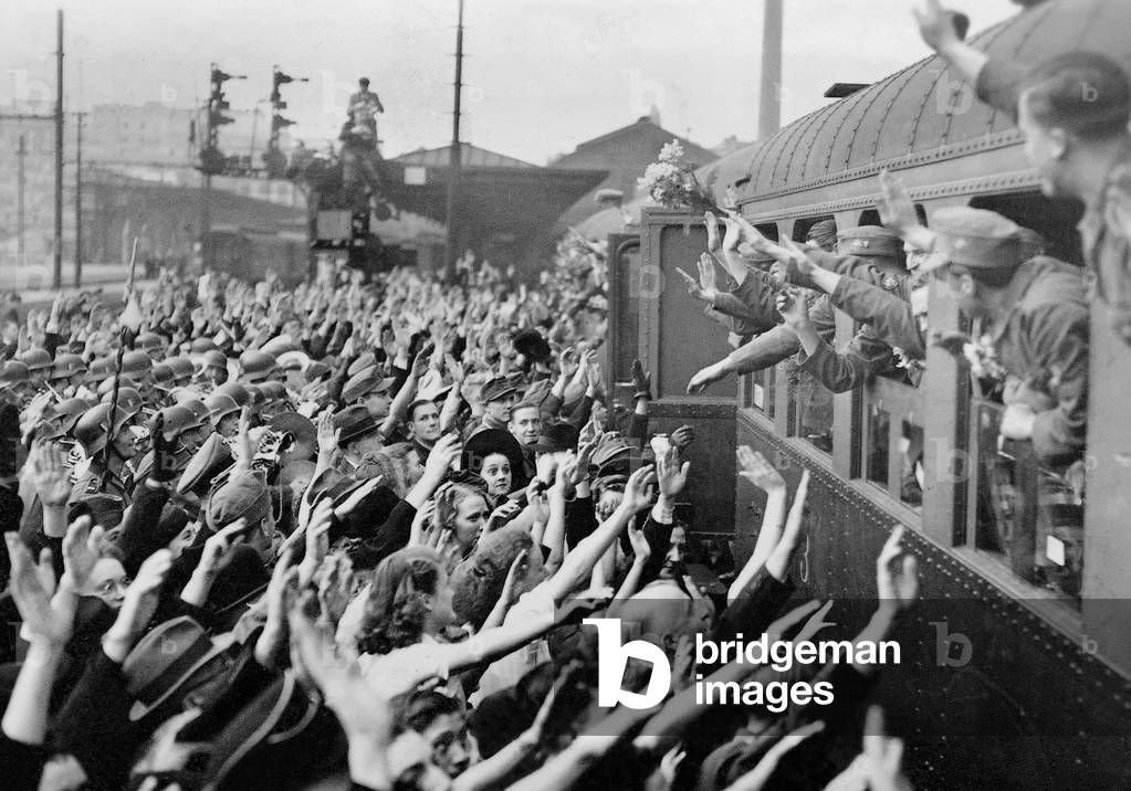 Belgian volunteers of the Waffen SS, 1943 (b/w photo)