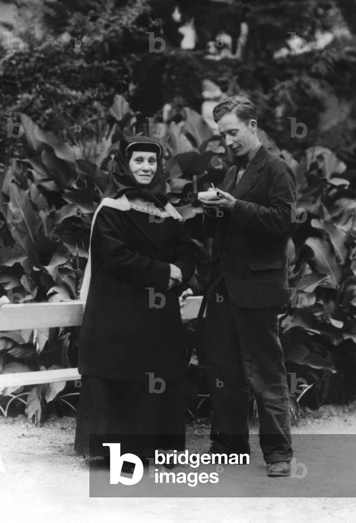 Stalin's mother, Keke Geladze, 1934 (b/w photo)