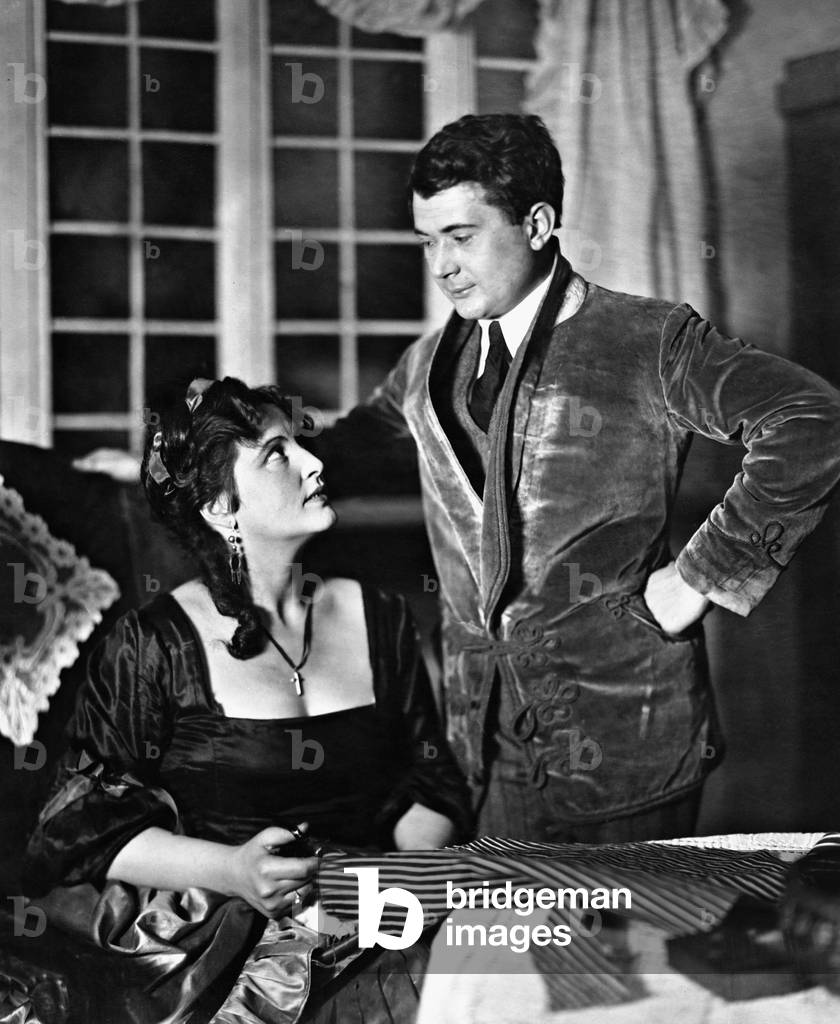 Dagny Servaes and Oskar Sima in 'Boubouroche', 1925 (b/w photo)