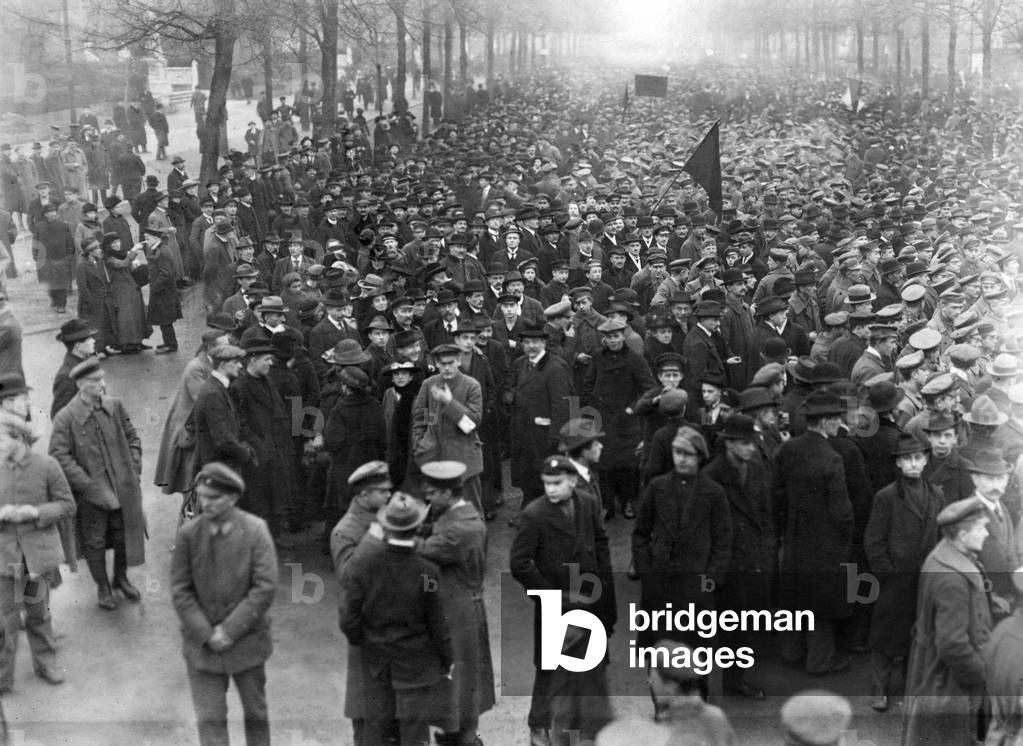 Demonstration of Left workers in Berlin, 1919