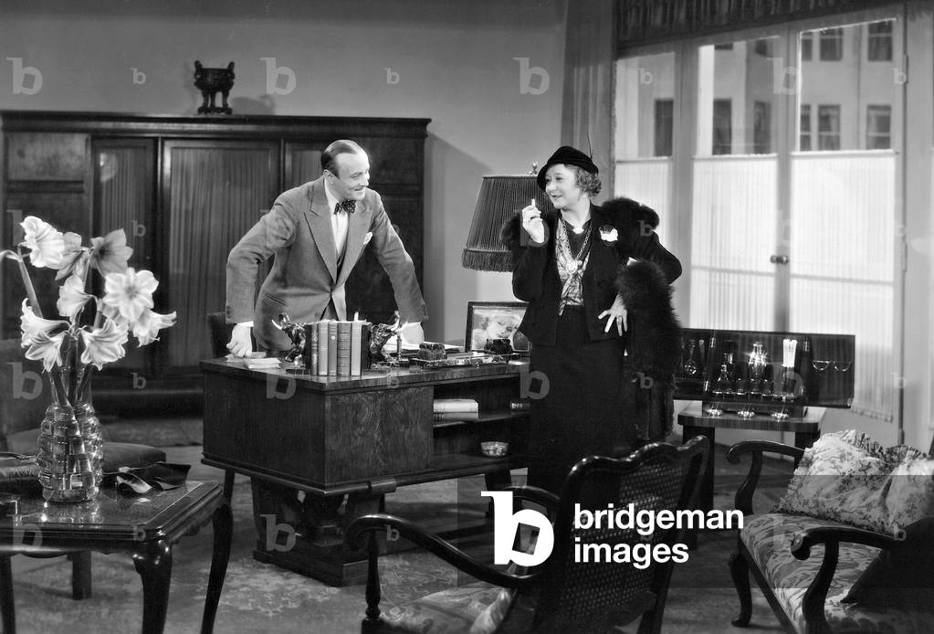 Hubert von Meyerinck and Trude Hesterberg in 'The great chance', 1934 (b/w photo)