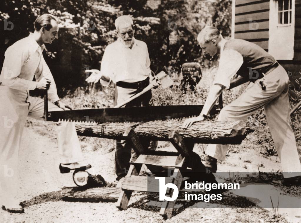 Prince Louis Ferdinand and his brother Prince Friedrich at Mr. Bigelow, 1932