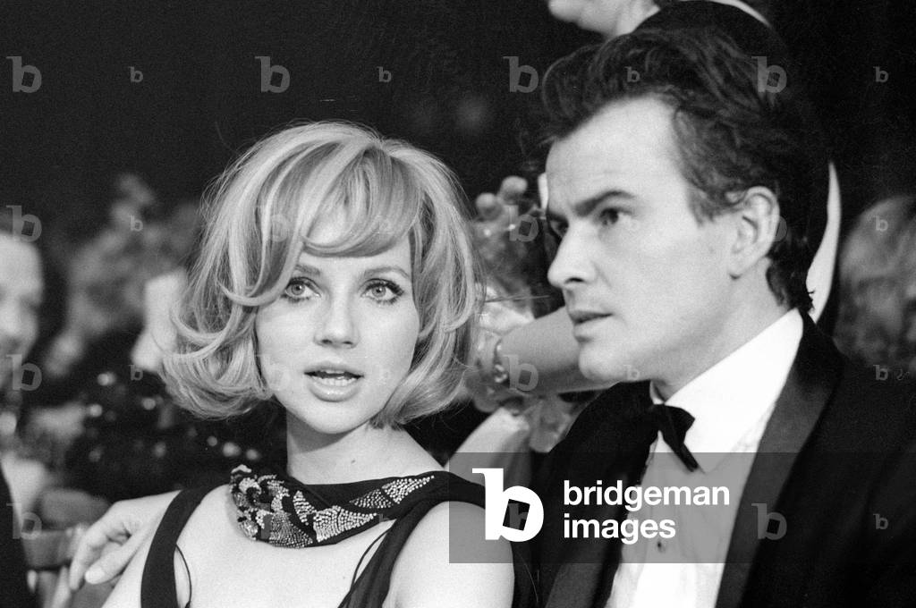 Horst Buchholz at the German Film Ball in Munich, 1974 (b/w photo)