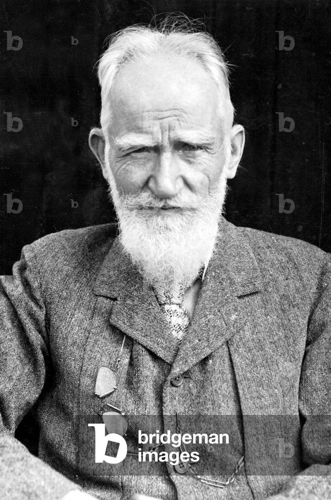 George Bernard Shaw (b/w photo)