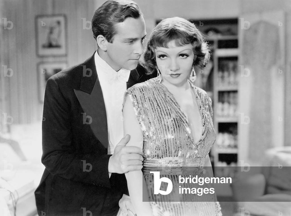 David Manners and Claudette Colbert in 'Torch Singer', 1933 (b/w photo)