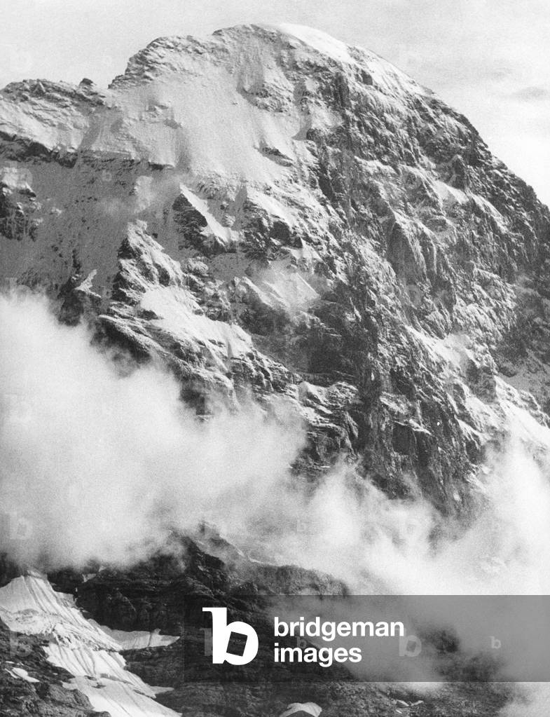 The Eiger (b/w photo)
