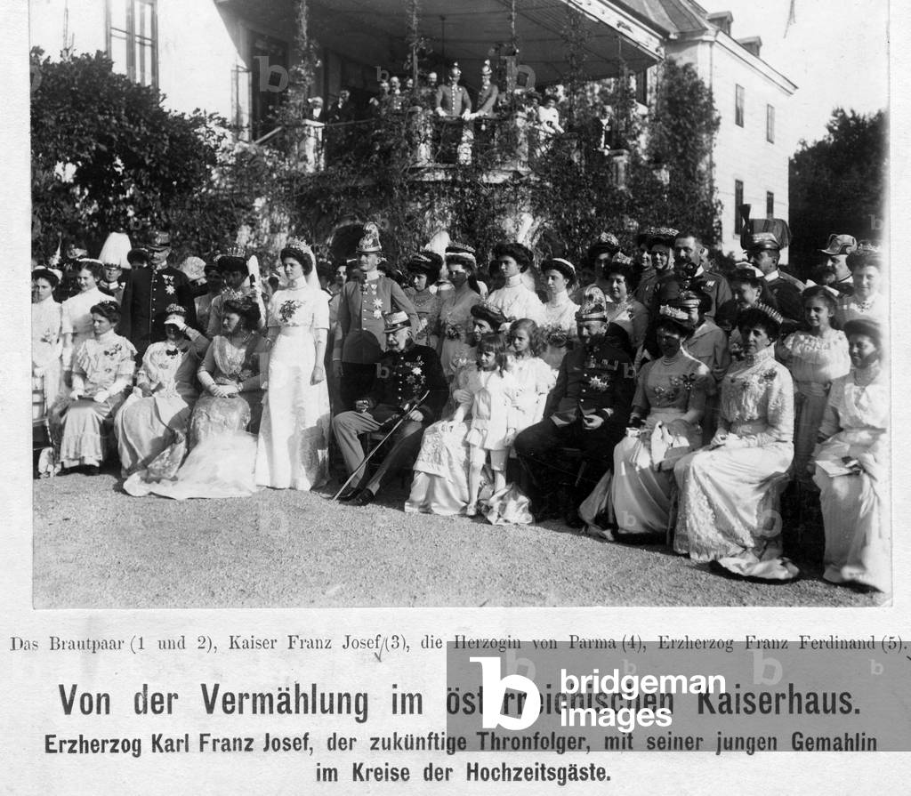 Charles I, Emperor of Habsburg, Austria, c.1916-18 (b/w photo)