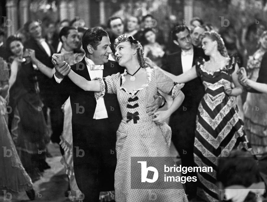 Paul Hoerbiger and Dora Komar in 'Opera Ball', 1939 (b/w photo)