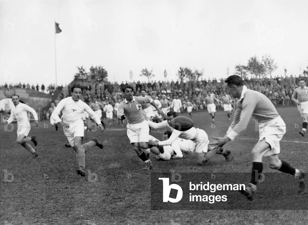 Four-country tournament, 1936 (b/w photo)