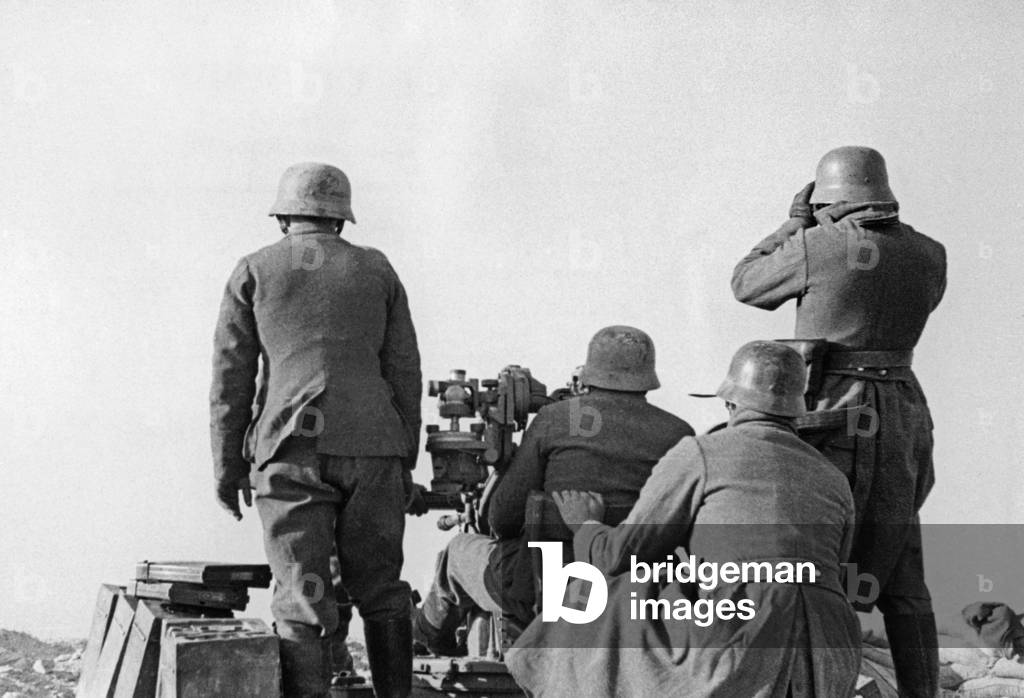 Anti-aircraft unit of the Condor Legion in Spain, 1939