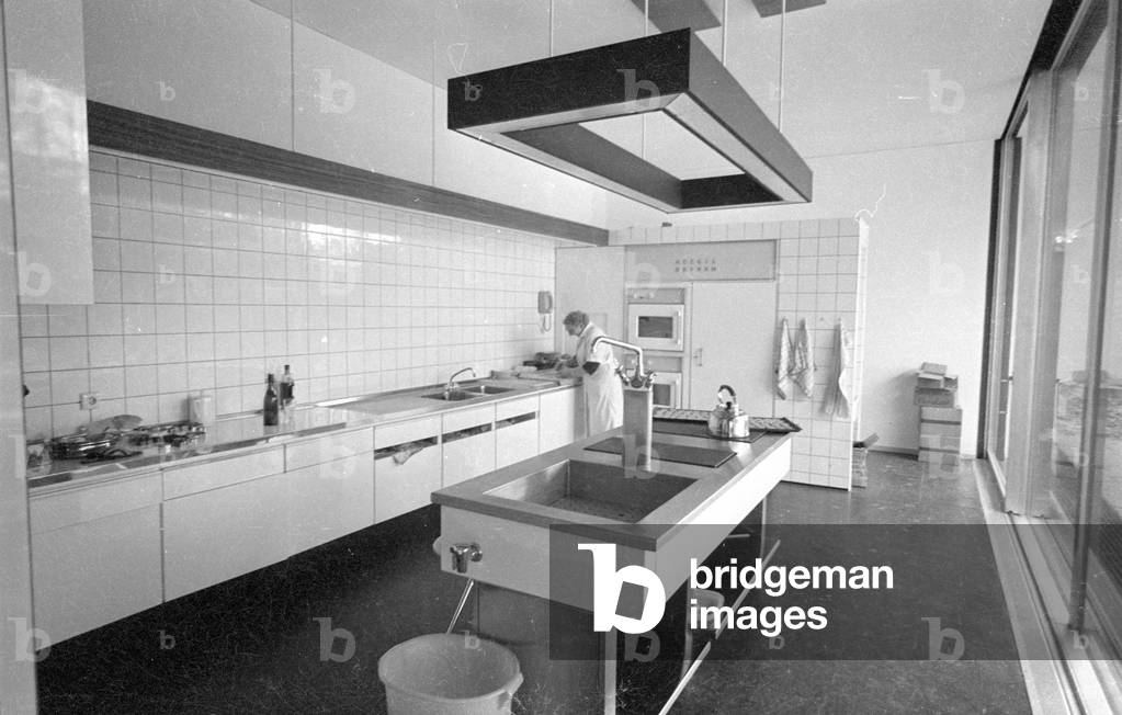 The Chancellor's Bungalow in Bonn, 1964 (b/w photo)