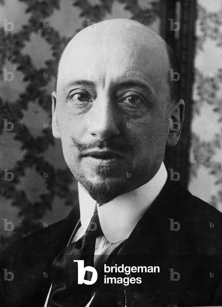 Gabriele d'Annunzio, 1928 (b/w photo)