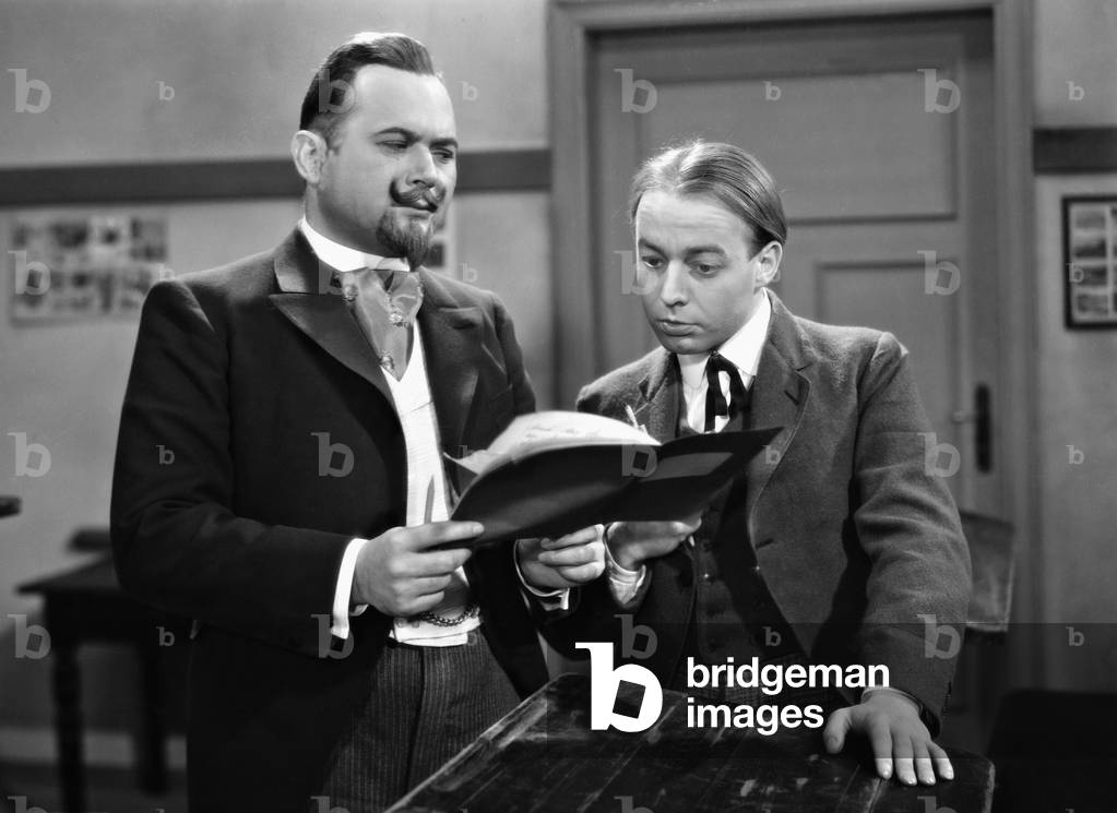 Oskar Sima and Heinz Ruehmann in 'Such a Boor', 1934 (b/w photo)