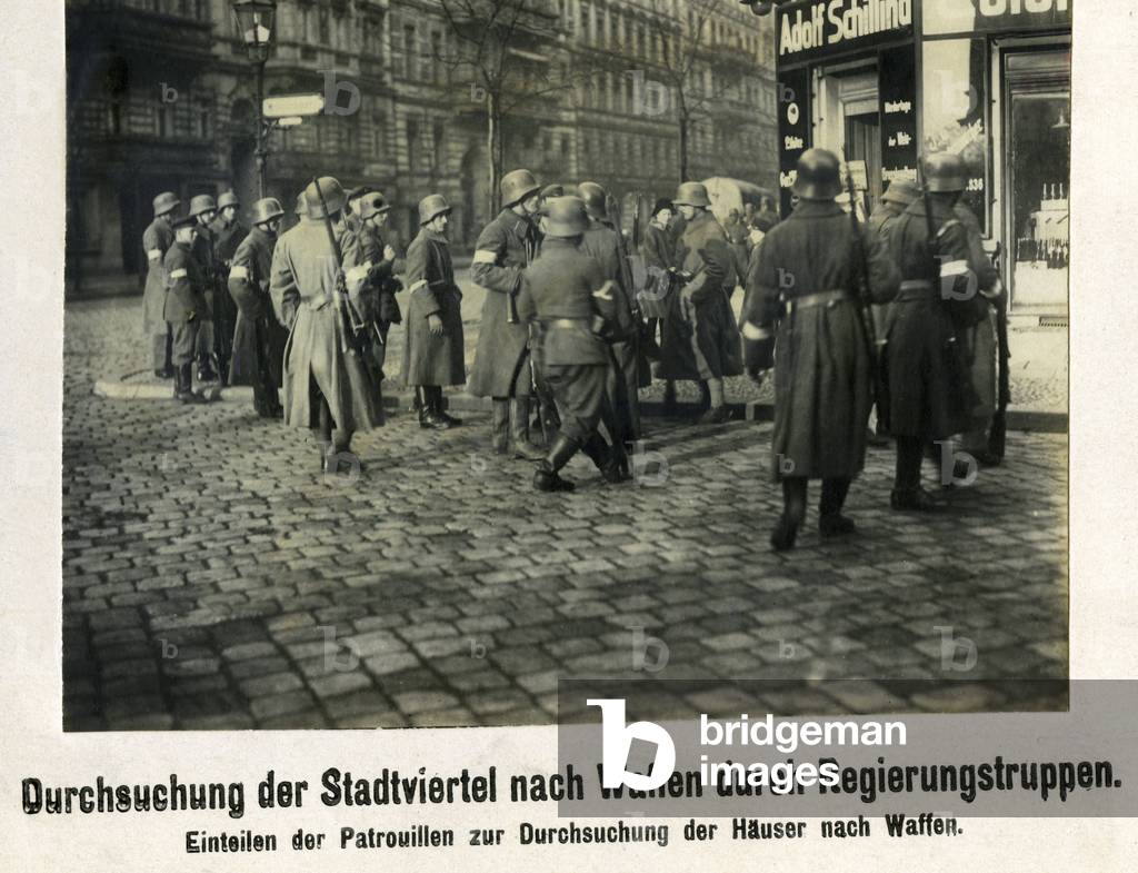 Government troops in Berlin, 1919